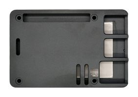 EDATEC - ED-PI5CASE-BB - Passive Cooling CNC Box, 92 mm x 59.4 mm x 25 mm, Aluminium, Black, Raspberry Pi 5 Boards