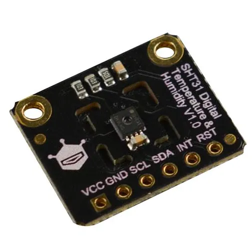 DFROBOT SEN0331 SHT31 Digital Temperature & Humidity Breakout — I2C, ±2% RH, 2.15–5.5V, Compatible with Arduino/ESP32/micro:bit
